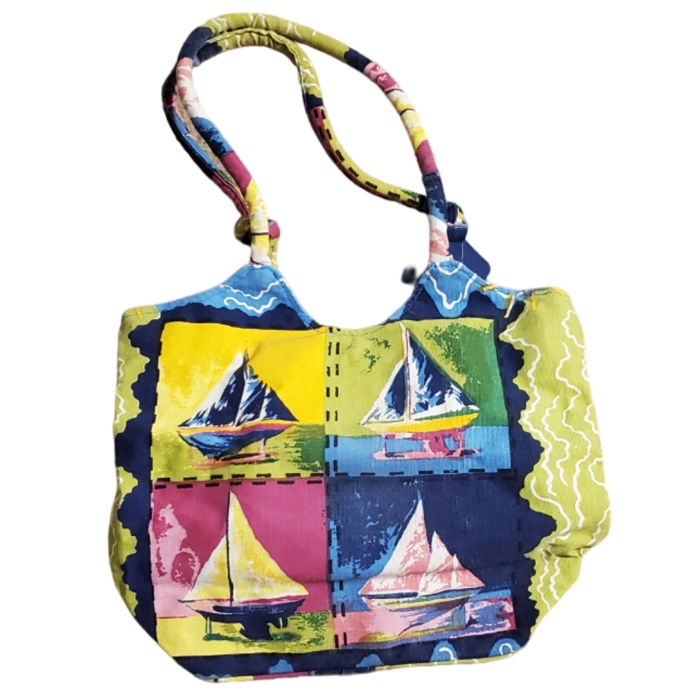 Canvas Tote Beach Bag - Picture 2 of 5